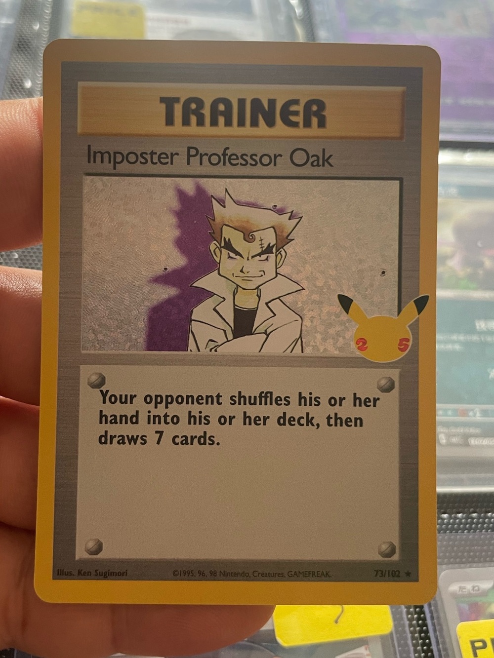 Pokémon Trainer Card ( Halo anniversary )